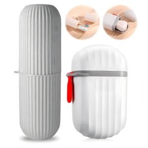 Capsule Toothbrush Holder + Travel Soap case
