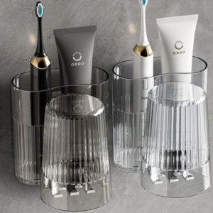 Premium Toothbrush Holder With Glass