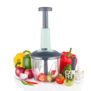 Round Side Lock Push Chopper - 1100ml