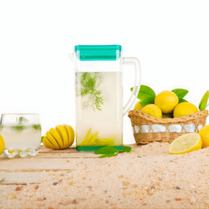 Water Jug With Glass