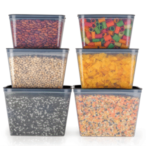 3 pcs Space Saver Fridge Storage Container