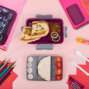 Cartoon Lunch Box - Mix Print