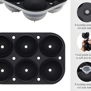 FrostSphere Pro Ice Tray With Plastic Tray