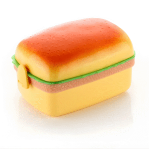 Squaer Bruger Lunch Box